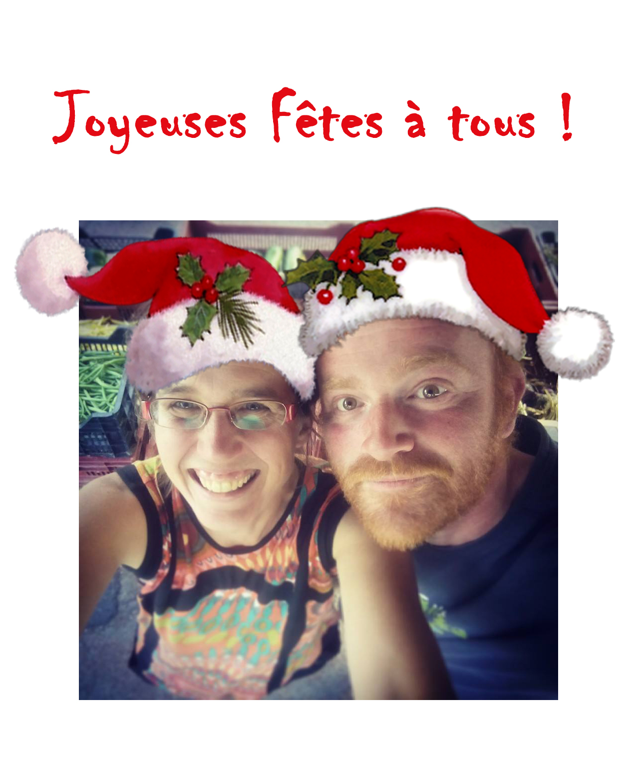 Mathias & Karine vous souhaitent de joyeuses fêtes !